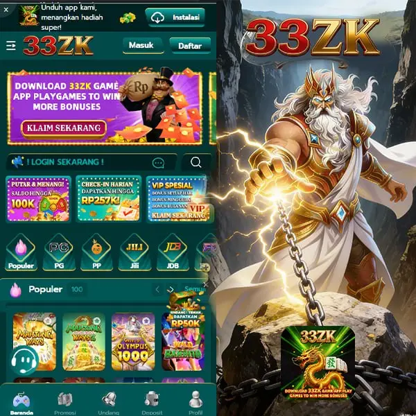 33ZK APK Resmi Unduh Indonesia